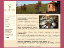 Tablet Screenshot of orciaverde.it